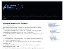 Tablet Screenshot of elswickband.net